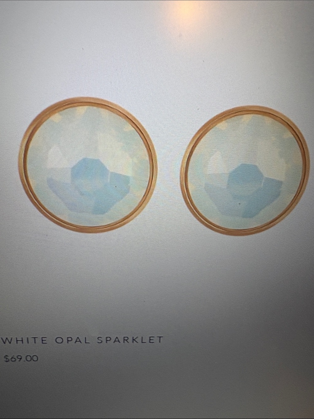 White Opal Sparklet for Spark•l Watch Band